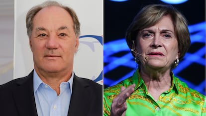 Juan Sutil y Evelyn Matthei