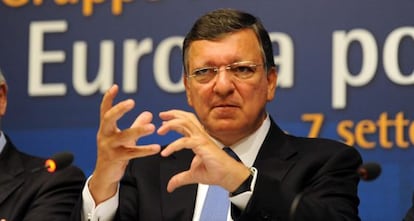 El presidente de la Comisi&oacute;n Europea, Jos&eacute; Manuel Durao Barroso.