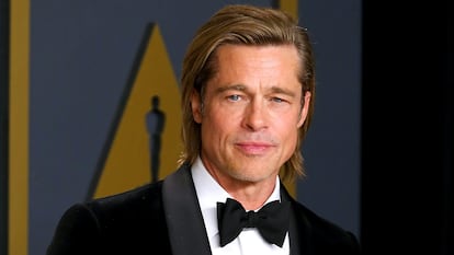 Brad Pitt en los Oscar, el 9 de febrero de 2020.
