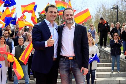 Albert Rivera, durante el anuncio del fichaje de Edmundo Bal por Ciudadanos.