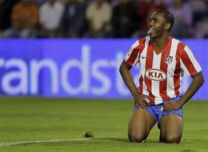 Sinama Pongolle se lamenta ante una acción del Valladolid