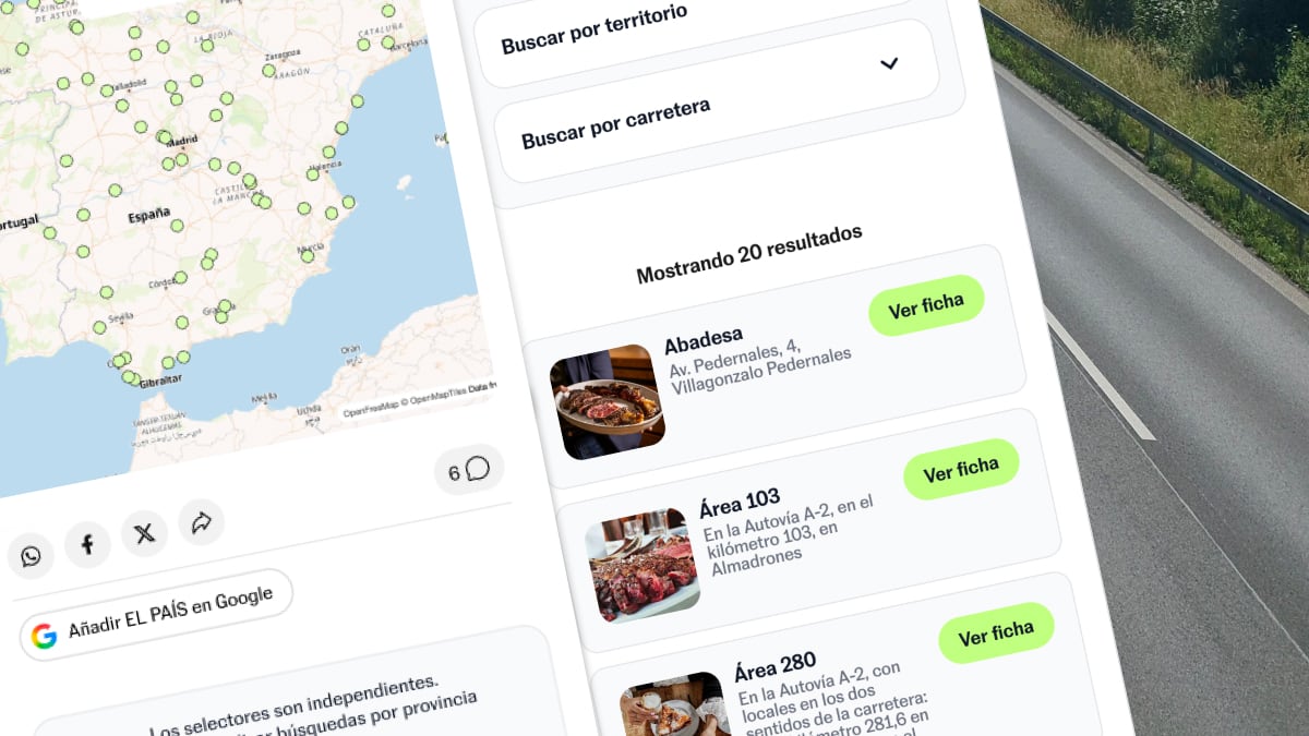 Buscador de los mejores bares y restaurantes de carretera donde parar