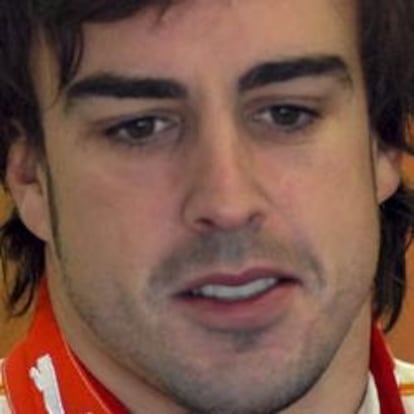 Fernando Alonso, en los entrenamientos de Jerez