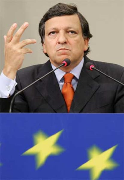 Barroso, durante una conferencia en Bruselas la semana pasada.