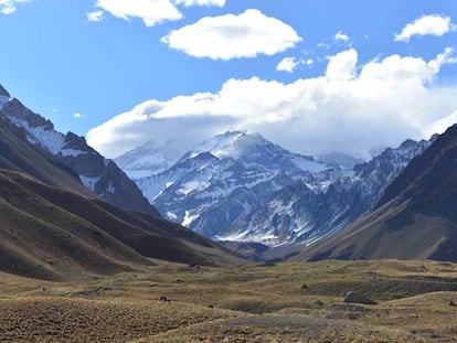 El Aconcagua, la montaña más alta de América.