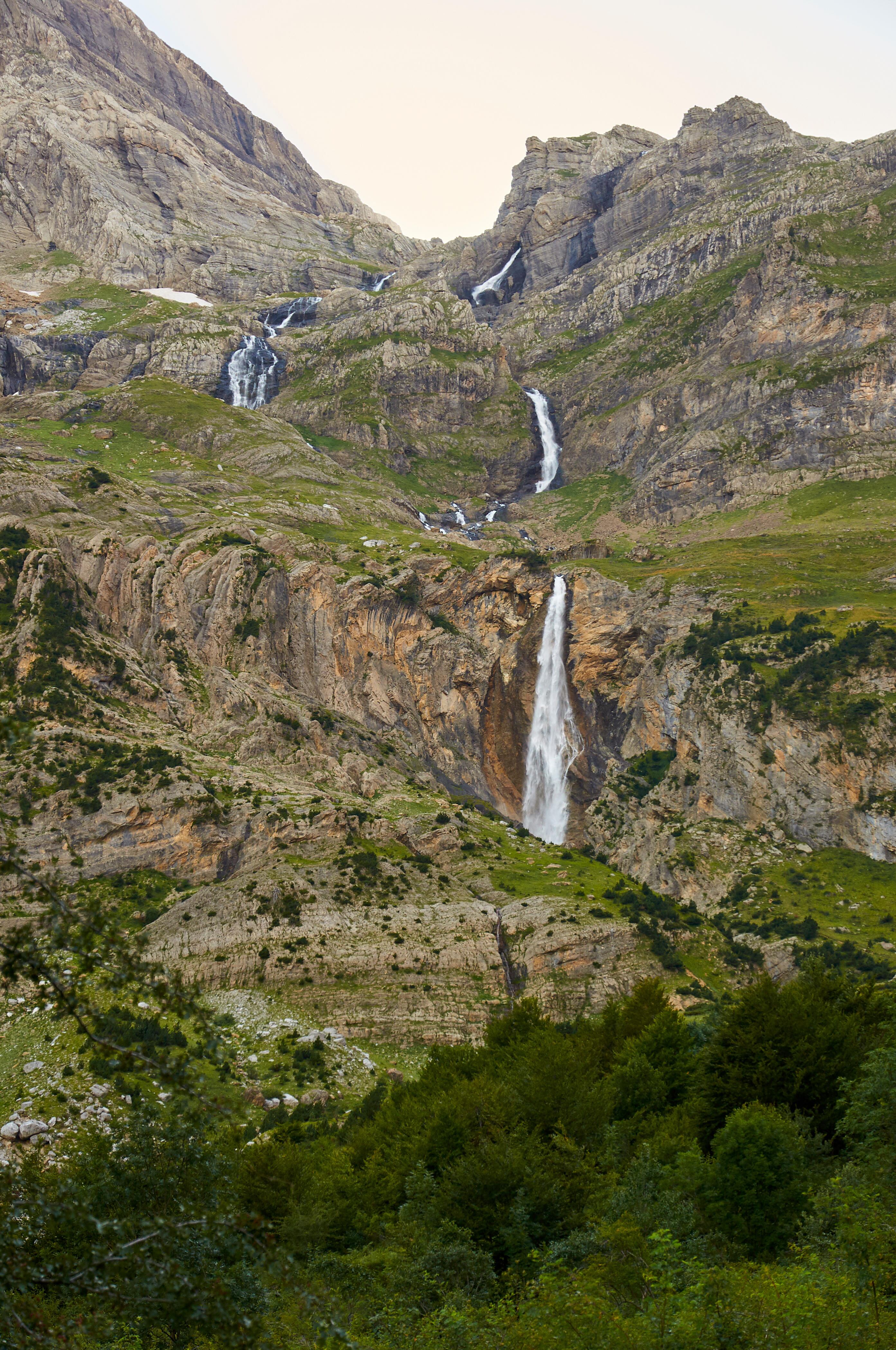 Las cascadas del Cinca, en el valle de Pineta.