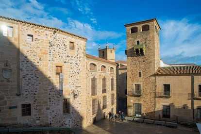 El Palacio de los Golfines de Abajo, en el centro histórico de la ciudad extremeña.