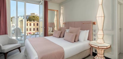 Una de las habitaciones del nuevo hotel en Roma.