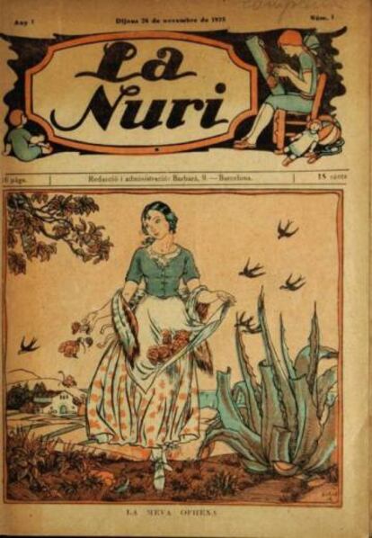 El primer número de 'La Nuri'.