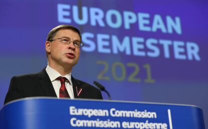 El vicepresidente de la Comisión Europea, Valdis Dombroviskis.