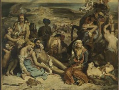 'La matanza de Quíos' (1824), deEugène Delacroix. 