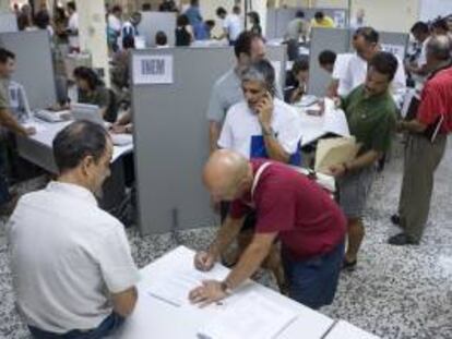En la imagen, una oficina del Inem. EFE/Archivo