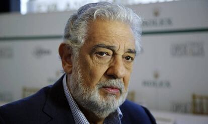 Plácido Domingo, en la Ópera de Los Ángeles en 2014.