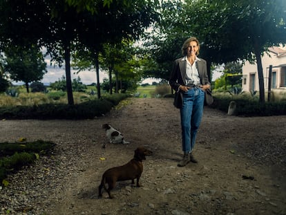 Blanca Entrecanales Domecq, en la granja ecológica Dehesa El Milagro, en Toledo.