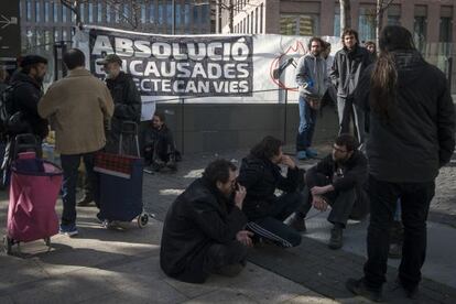 Els judicis pels aldarulls de Can Vies a la Ciutat de la Justícia.