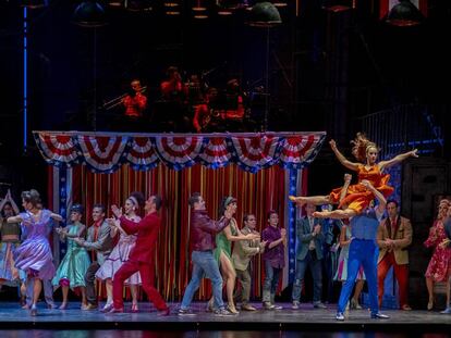 Un momento del musical 'West Side Story', este jueves en el Teatro de la Maestranza de Sevilla.