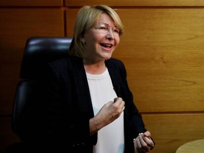 Luisa Ortega Díaz en una entrevista, en Caracas el pasado 10 de agosto.