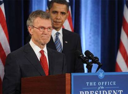 Tom Daschle y Barack Obama en una imagen de diciembre