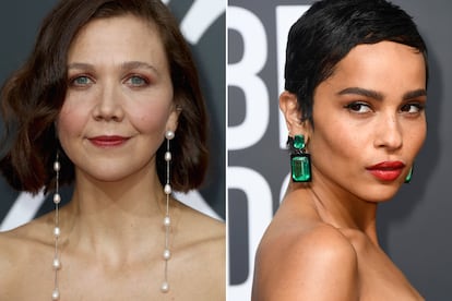 Atreviéndose con unos maxipendientes de color

Maggie Gyllenhaal y Zoe Kravitz se sumaron a la tendencia de la temporada: los pendientes XXL. Una forma de enmarcar el rostro y aportar un toque de color a la cara convirtiendo los complementos en los protagonistas de un look teñido de negro.