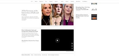 Captura del medio 'New York Times'.