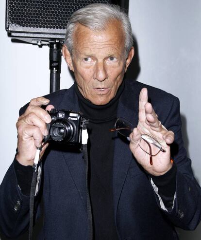 Peter Beard, en Nueva York, en 2012.