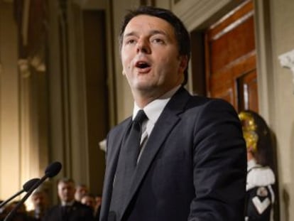 O primeiro-ministro da Itália, Matteo Renzi.