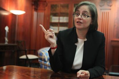 Isabel Béjar, coordinadora técnica del nuevo acelerador del CERN.