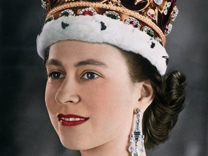 El retrato oficial de la coronación de Isabell II, el 2 de junio de 1953.