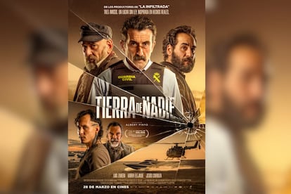 Cartel promocional de la película 'Tierra de nadie', en cines el 28 de marzo.