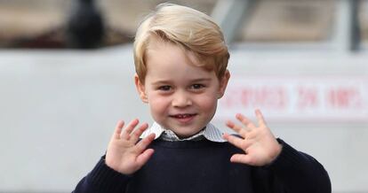 El pr&iacute;ncipe Jorge durante el &#039;tour&#039; de la casa real brit&aacute;nica por Canad&aacute;, en noviembre de 2016. 