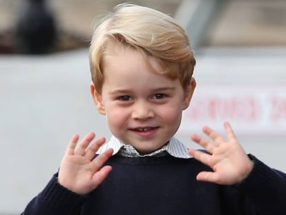 El pr&iacute;ncipe Jorge durante el &#039;tour&#039; de la casa real brit&aacute;nica por Canad&aacute;, en noviembre de 2016. 