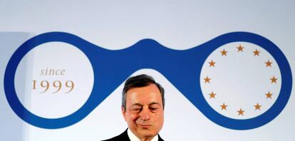 Mario Draghi, presidente del BCE. 