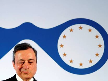 Mario Draghi, presidente del BCE. 