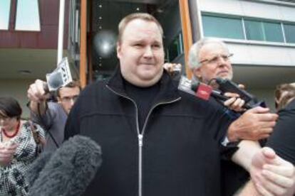 El informático alemán Kim Dotcom. EFE/Archivo