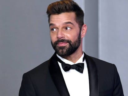 Ricky Martin en los Globos de Oro, en California, el pasado enero.