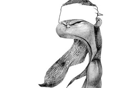 Caricatura de Rafael Nadal