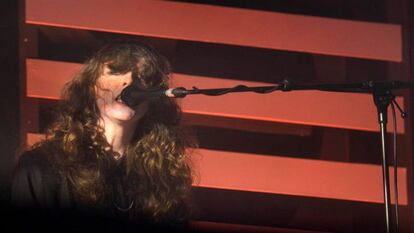 Actuaci&oacute;n de Beach House en el Primavera Sound.