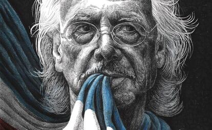 Peter Handke, visto por Juan Colombato.