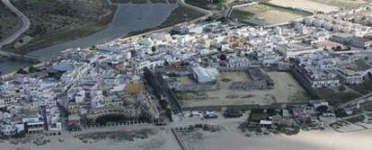 Vista aérea de la localidad gaditana de Zahara de los Atunes.