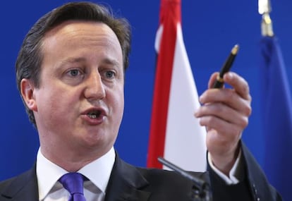 El primer ministro británico, David Cameron.