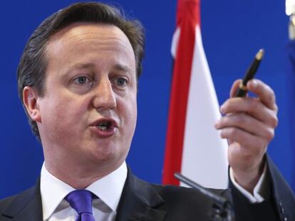 El primer ministro brit&aacute;nico, David Cameron. 