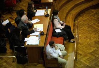 Juicio por el crimen de la Guardia Urbana en la Audiencia de Barcelona.