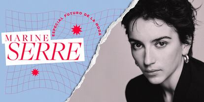 Retrato de la diseñadora Marine Serre.