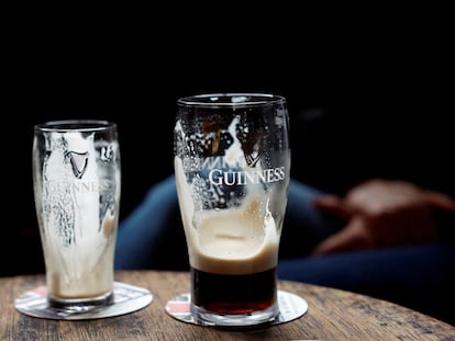 Una pinta de Guinness, marca de Diageo, en un pub de Dublín.