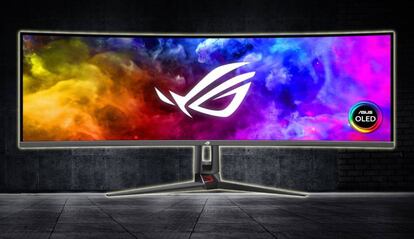 ASUS presenta el mejor monitor gaming: panel QD-OLED curvado de 49 pulgadas y más