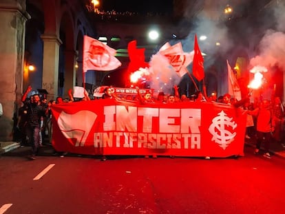 Torcida antifascista do Internacional de Porto Alegre.