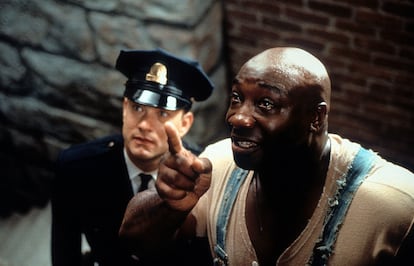 Tom Hanks y Michael Clarke Duncan en 'La milla verde' (1999).