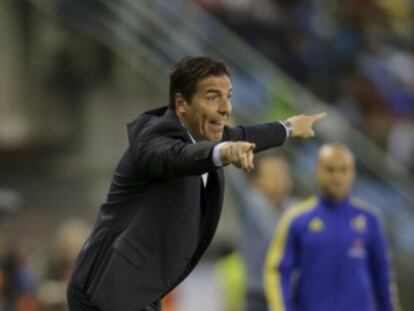 Berizzo, durante el Celta-Barça.