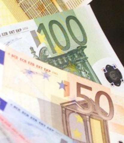 En la imagen, billetes de euro
