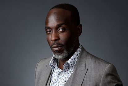 El actor Michael K. Williams posa en el Beverly Hilton en 2016.